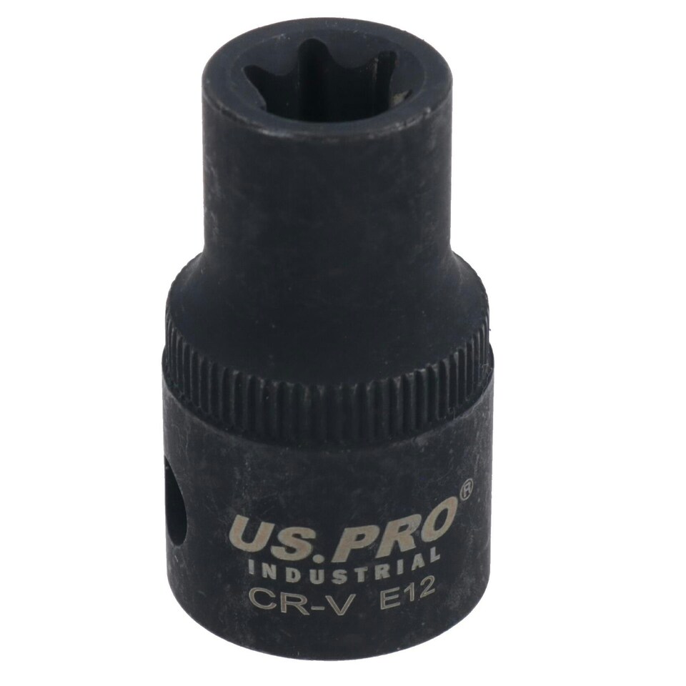 image 1 of E12 Female Impacted Impact Torx Star E Socket 1/2in Drive Shallow