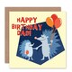 image 1 of Hedgehog Cartoon Father Dad Birthday Card
