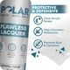 image 2 of Polar Flawless Lacquer Spray Gloss Finish Durable & Protective Topcoat | Clear | Clear Gloss | 400 ml | 2