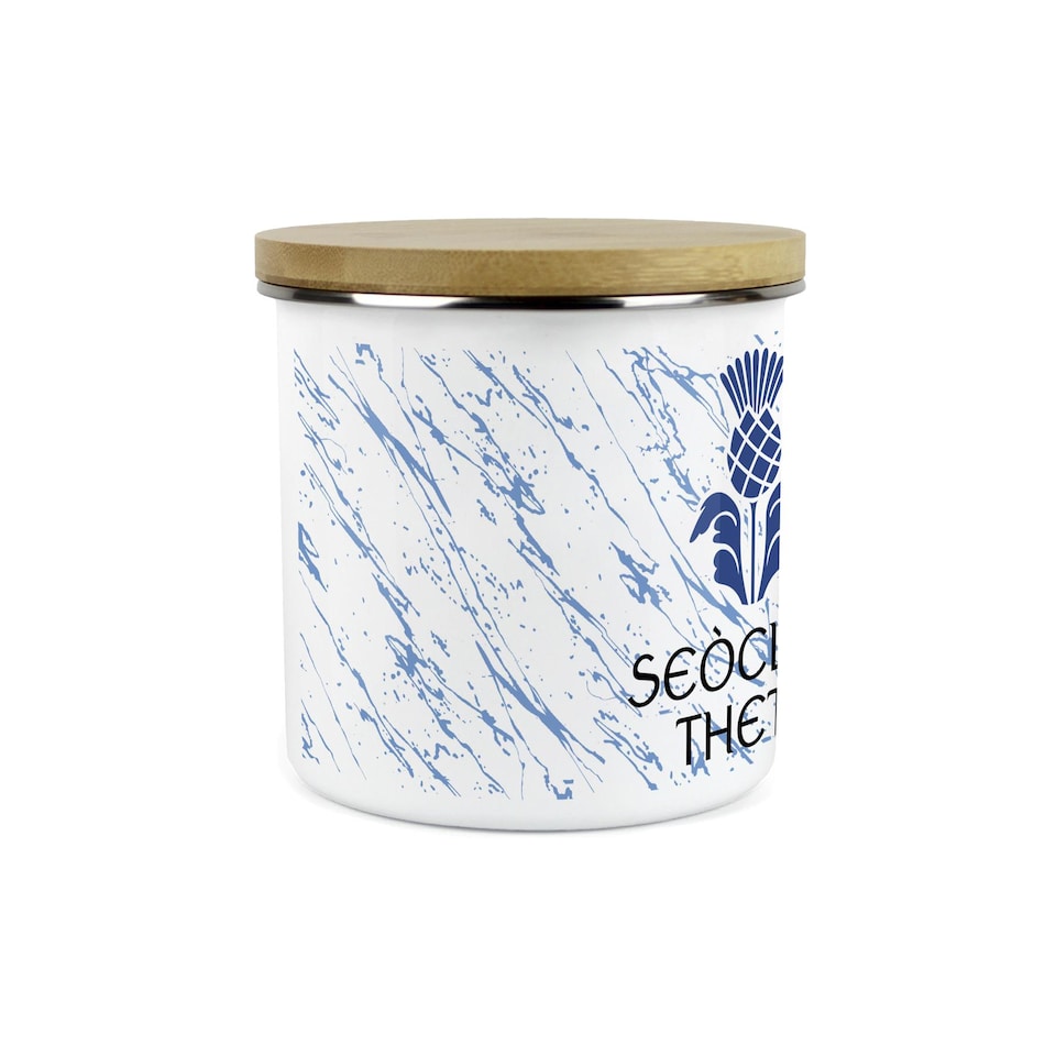 image 1 of Scottish Thistle Large Seoclaid Theth Canister (Hot Chocolate)