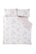 image 4 of PH Sadie Floral Polycotton Reversible Duvet Cover Set with Pillowcase | Pink | King | 1