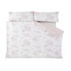 image 4 of PH Sadie Floral Polycotton Reversible Duvet Cover Set with Pillowcase | Pink | King | 1