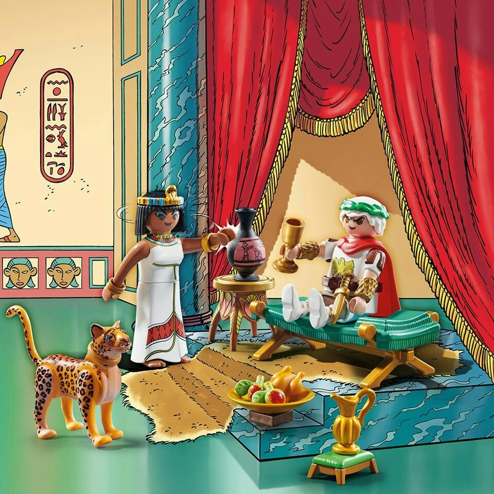 image 1 of Playmobil Asterix Caesar & Cleopatra Playset