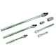 image 2 of 1/4in 3/8in + 1/2in Drive Breaker Bars + Extensions + Step Up Socket Adaptors