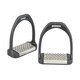 image 1 of Shires Metal Horse Stirrups - Black - 4.5in