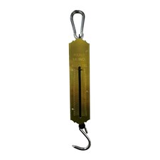 Spring Balance Suspension Ring and Hook - Yellow - Small