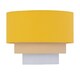image 1 of First Choice Lighting Gabi Ochre Ombre Linen 22cm Table Lamp Shade Yellow