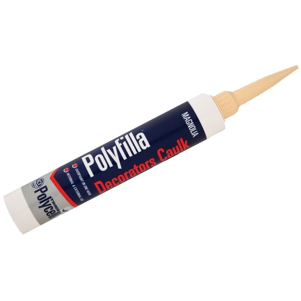 Polycell Trade Polyfilla Decorators Caulk Magnolia  380ml