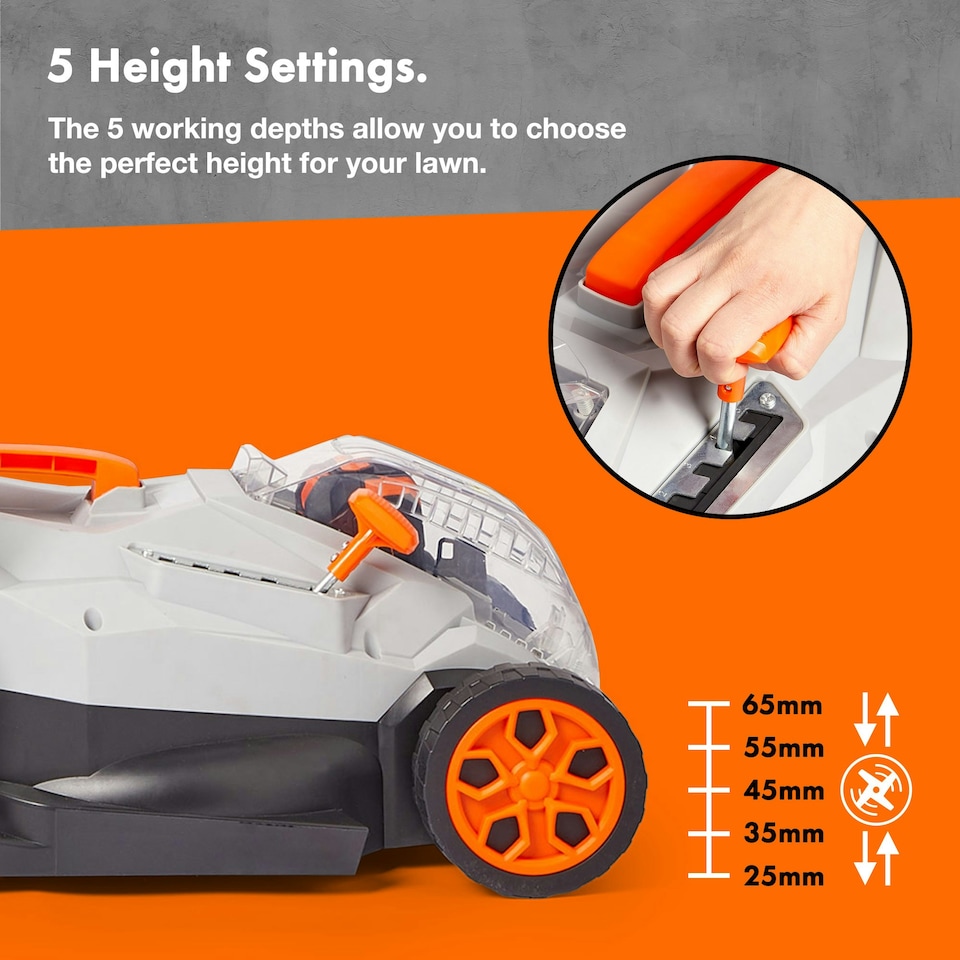 image 1 of VonHaus Cordless Lawnmower with 40V Battery