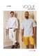 image 1 of Vogue 1895 Paper Sewing Pattern – Men’s Shirts, Shorts & Trousers, Sizes Mxx (40–42–44–46), Intermediate
