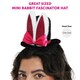 image 2 of Mini Rabbit Costume Set - Hat & Clock Black | One Size