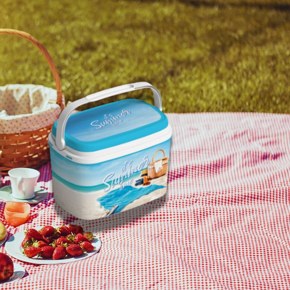 image 1 of 6L Cooler Box for Camping & Beach | Multi | 1