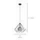 image 4 of EGLO Vernham Black Smoked Glass & Steel Single Pendant, 44.5cm