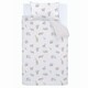 image 5 of Bianca Zoo Animals Cotton Reversible Duvet Cover Set | White