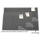 image 4 of Oseasons Heart Large Embossed Doormat in Grey