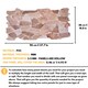 image 2 of NOVECRAFTO Brick & Stone Effect 3D Wall Panels (96cm x 48cm) DIY PVC Plastic Cladding Panels
