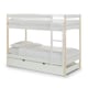 image 3 of Classic Bunk Bed with Underbed Trundle