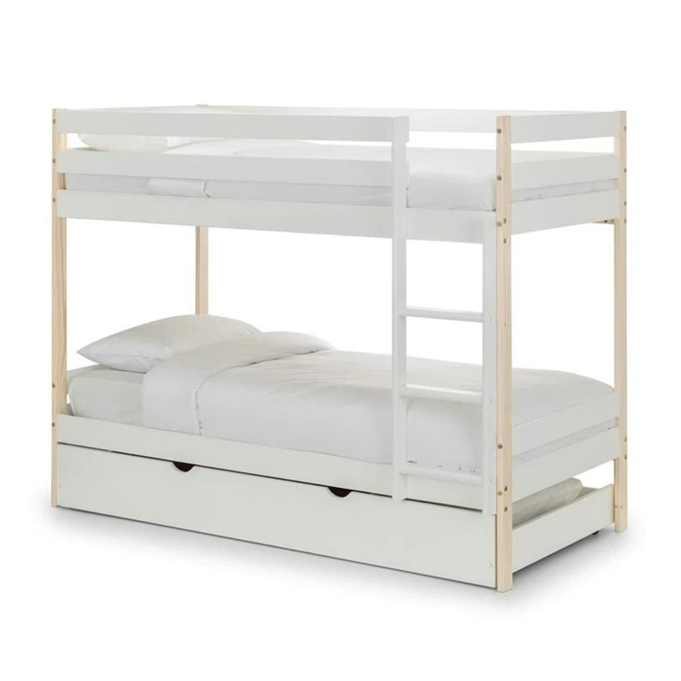 image 1 of Classic Bunk Bed with Underbed Trundle