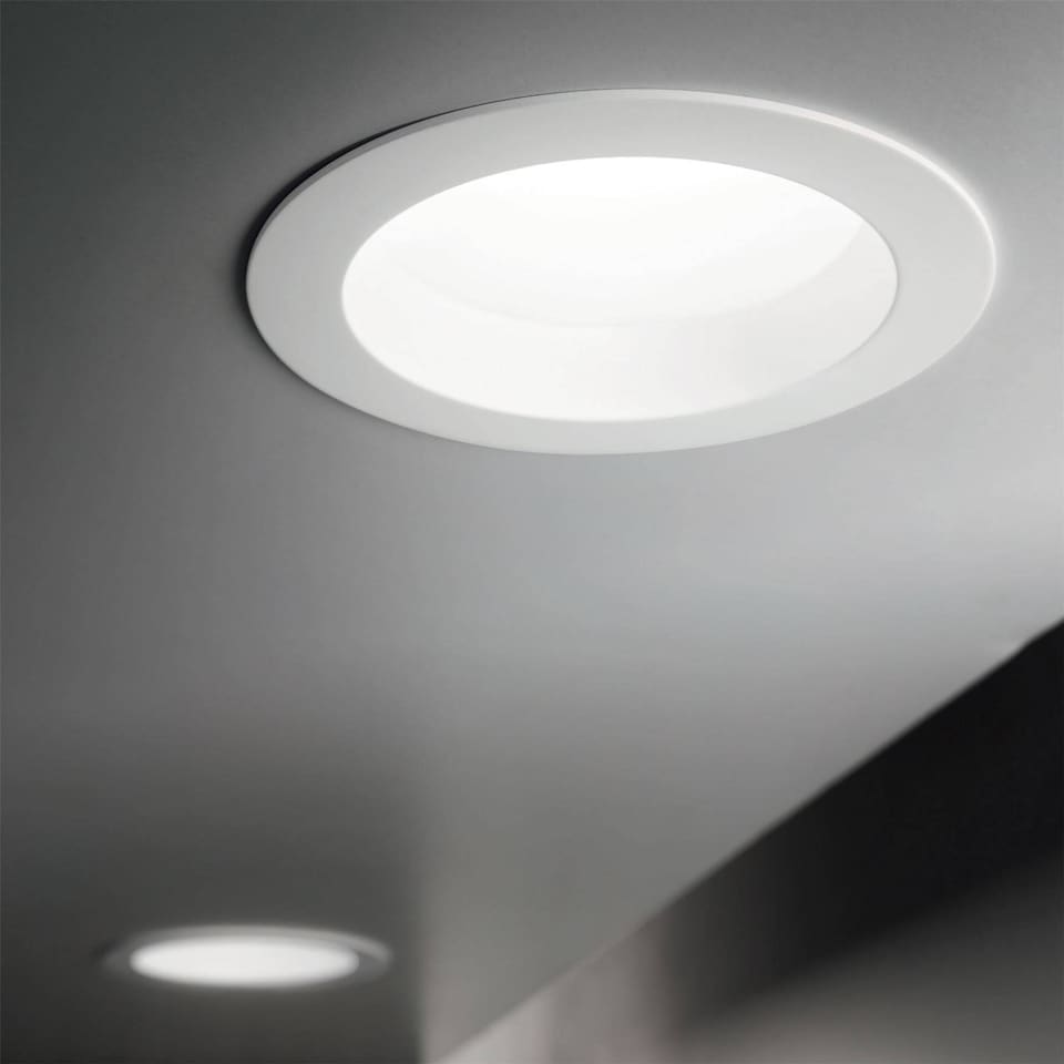 image 1 of Basic LED Light Recessed Spotlight White IP44