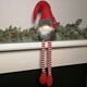 image 4 of 72cm Lit Plush Christmas Gonk with Dangly Legs & Aviator Hat in Red & Grey