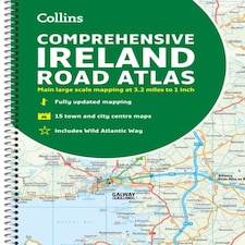 Comprehensive Road Atlas Ireland Spiral
