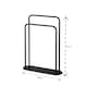 image 3 of Showerdrape Aspen Freestanding Black Towel Storage Stand | Black | Black | 1