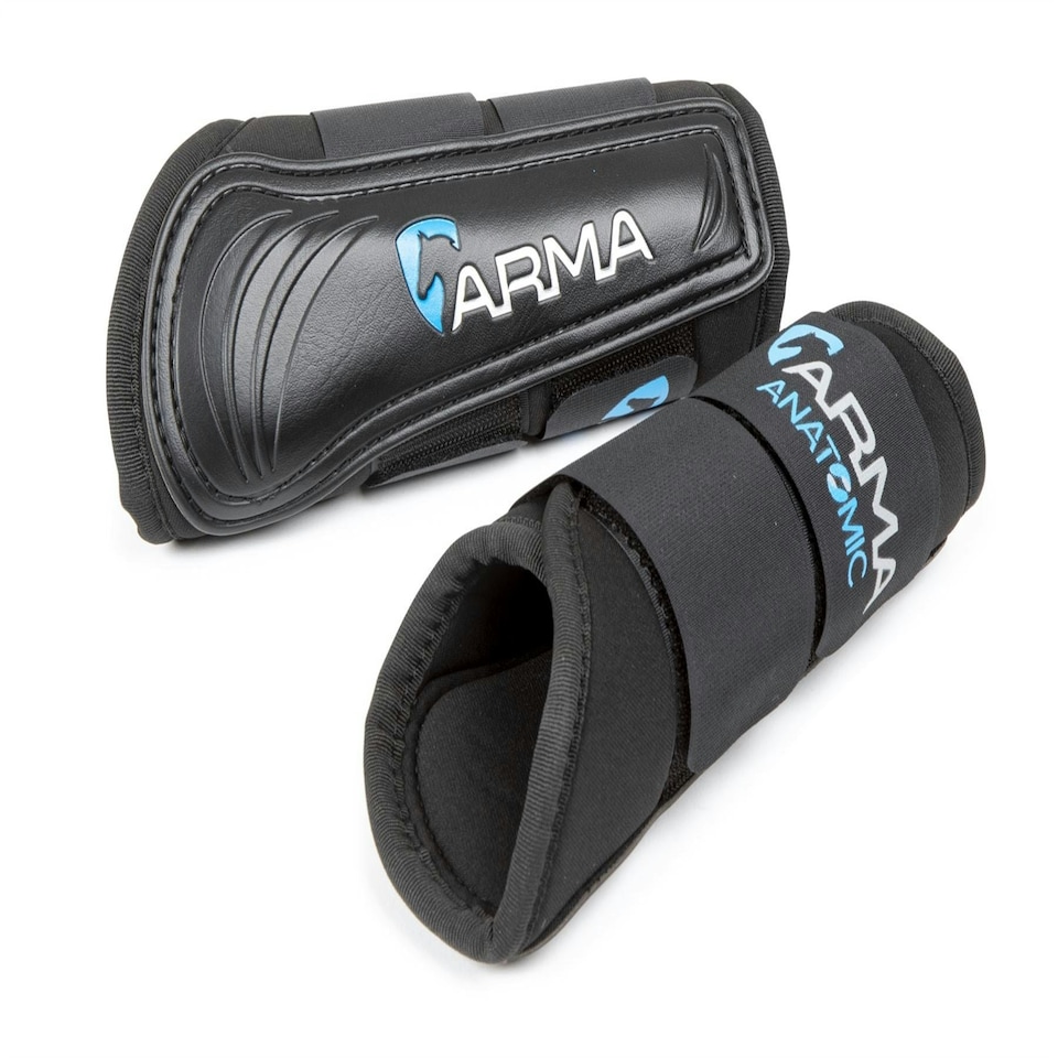 image 1 of Shires ARMA Neoprene Brushing Boots Black | Size: Small Pony
Colour: Black