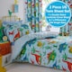 image 2 of Portfolio Home Dinosaurs Blue Bed Duvet Cover and Pillowcase Set