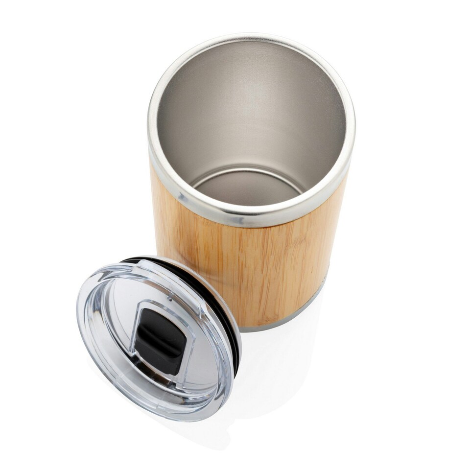 image 1 of XD Collection Coffee To Go Bamboo 270ml Tumbler - Brown - One Size