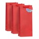 image 1 of Plain Red Bottle Gift Bag - Pack of 3