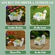 image 4 of Solar Turtle Statue Garden Ornaments Outdoor Decorations