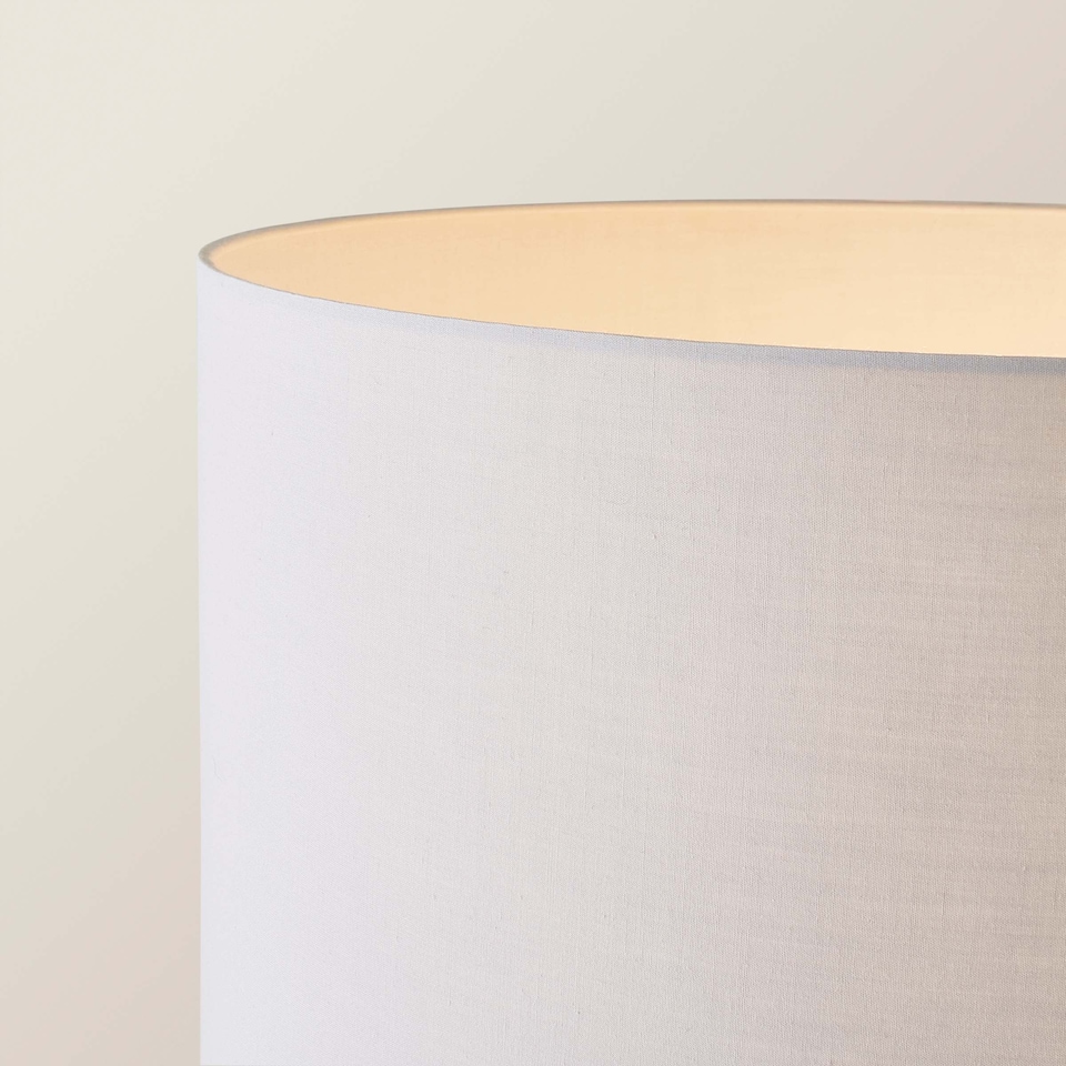 image 1 of ValueLights Camden Black Tripod Floor Lamp with Grey Shade | Grey