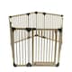 image 4 of Bettacare Wooden Dog Pen, Pentagon, 5 x 120cm, Natural Wood, 76cm High, Dog Pen for Pets Dogs and Puppy, Dog Playpen Cream