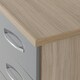 image 9 of Nevada 3 Drawer Bedside Cabinet Grey | 3D Effect Grey