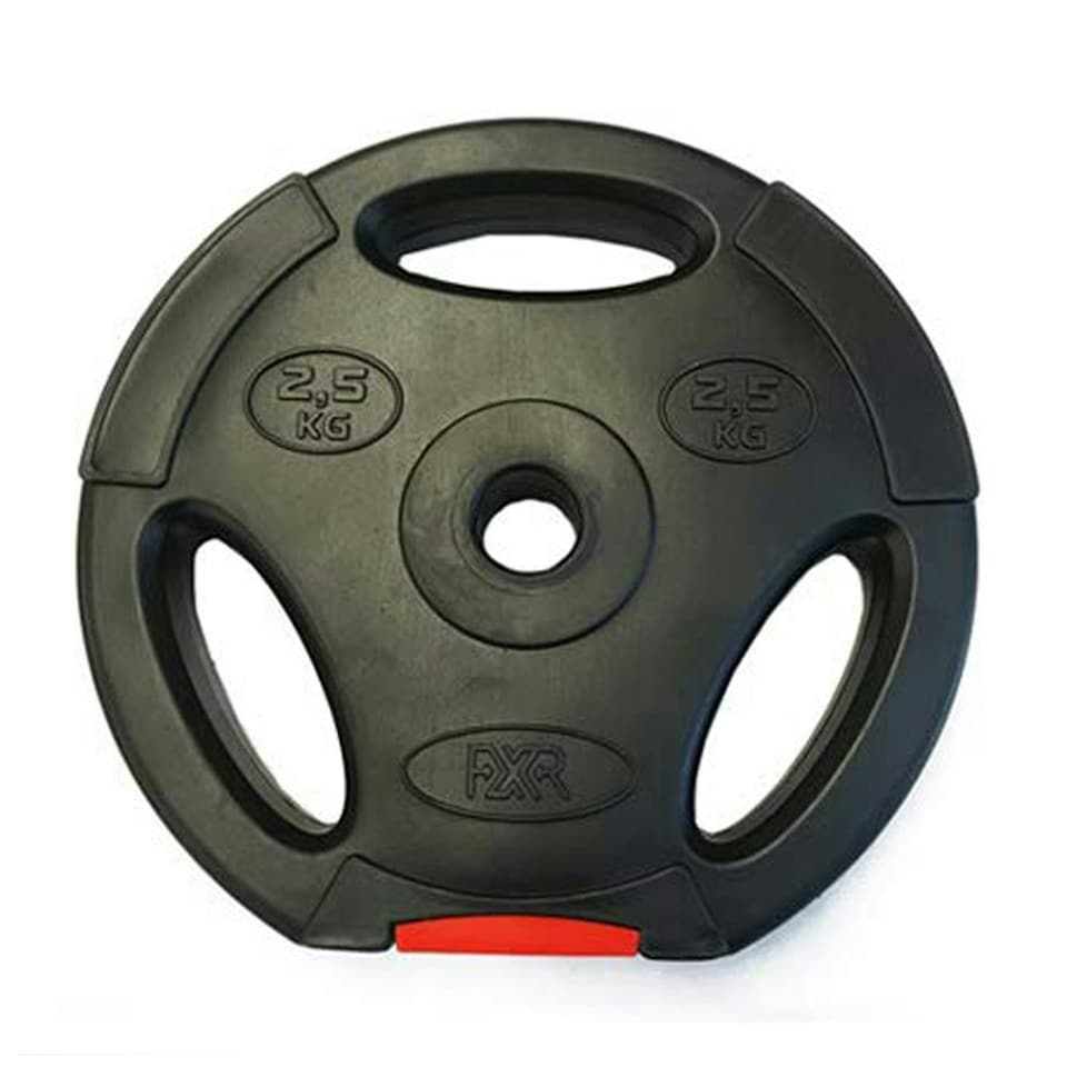 image 1 of Vinyl Tri - Grip 1" Weight Plates - 2 x 2.5kg