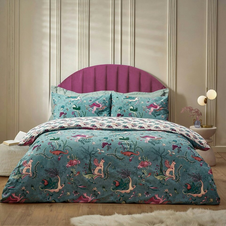 image 1 of furn. Athena Mythological Double Duvet Cover Set