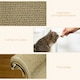image 3 of PawHut Cat Scratching Pad, Indoor Corrugated Cardboard with Catnip, Brown