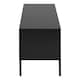 image 3 of Seaford 2 Door 1 Drawer TV Unit in Ash Black
