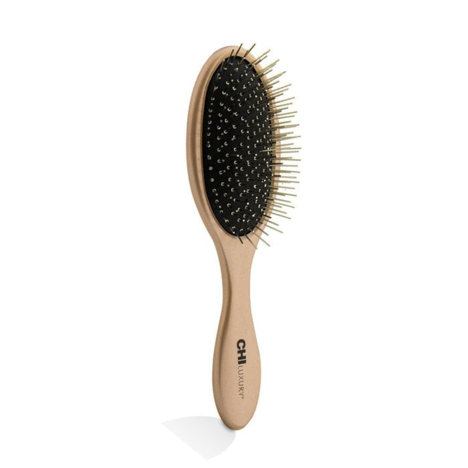 image 1 of Luxury Metal Pin Paddle Brush - 1pc