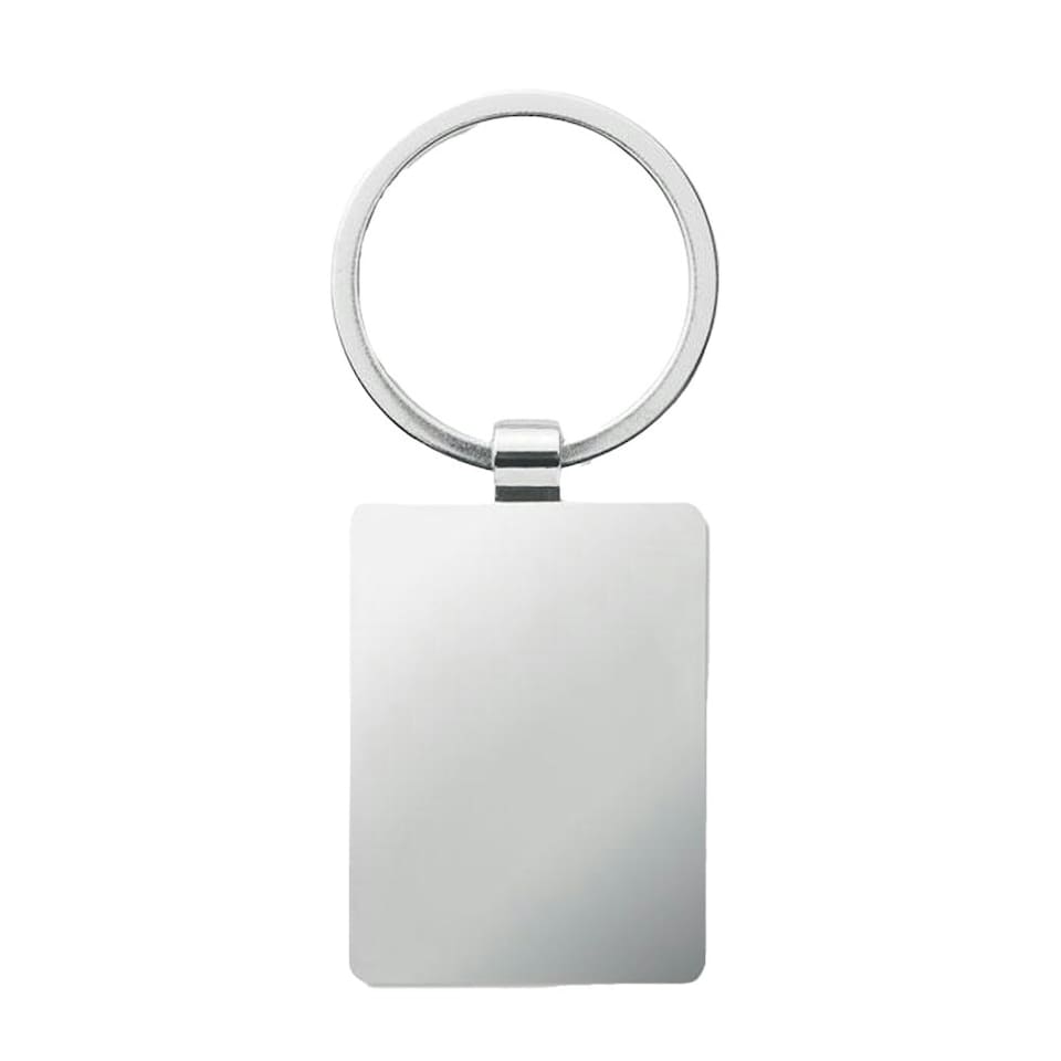 image 1 of MidOcean Bendigo Rectangular Bamboo Keyring - Wood - One Size