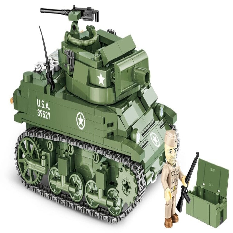 image 1 of H.M.C M8 Scott brick tank model - COBI 2279 - 525 bricks