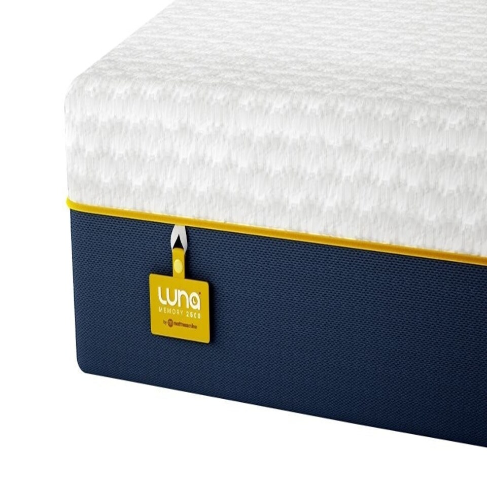 image 1 of Luna Memory 2500 Pocket Hybrid Mattress Double | White | 1