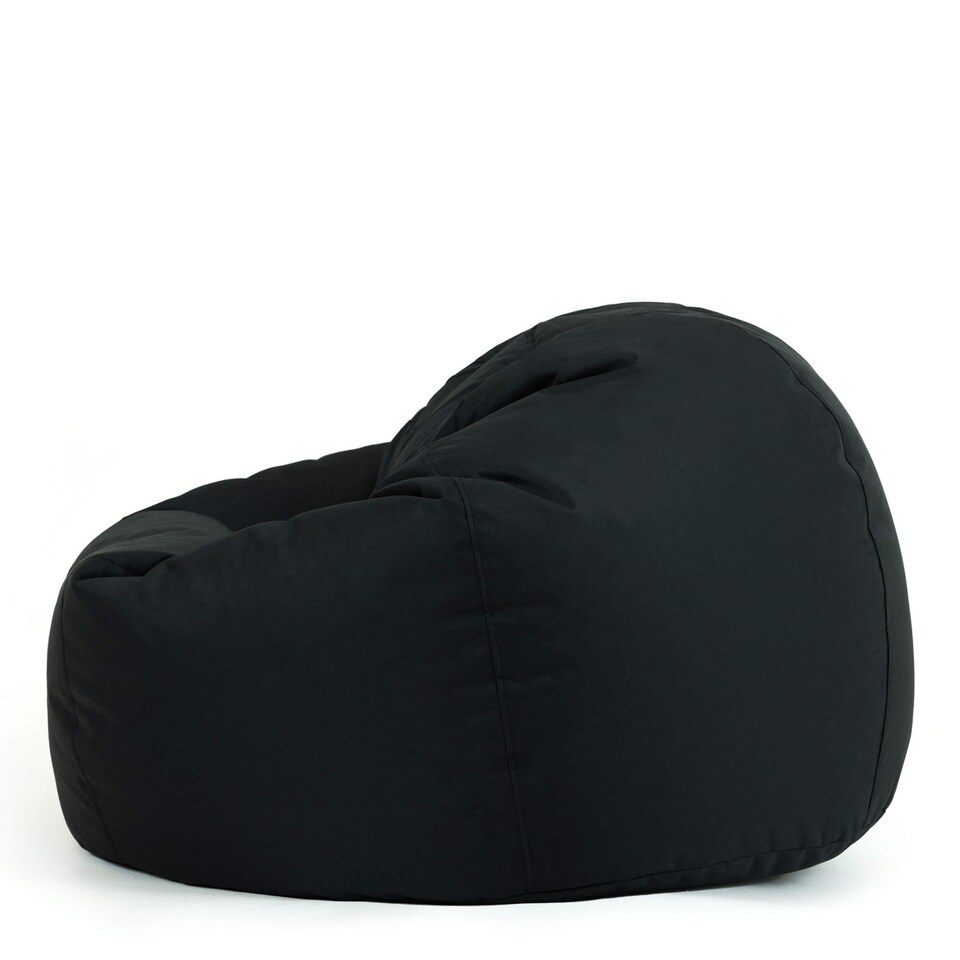 image 1 of Adult Classic Beanbag Outdoor Waterproof Bean bags Ready Filled - Black | Black | Black | 1