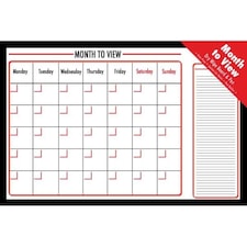 Monthly Dry wipe Planner Board