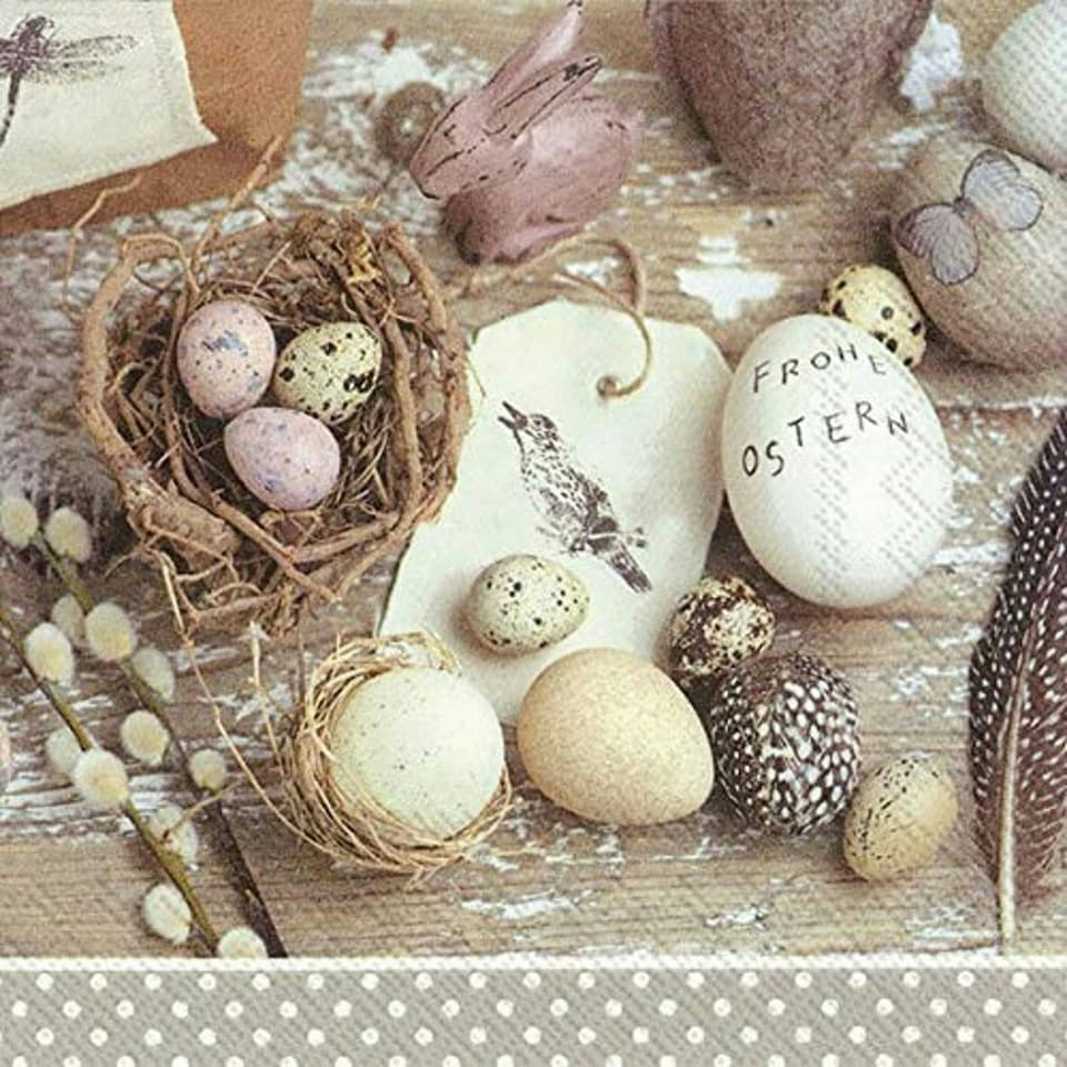 IHR Lunch Napkins Easter Coration 33cm 3ply 20 Pack