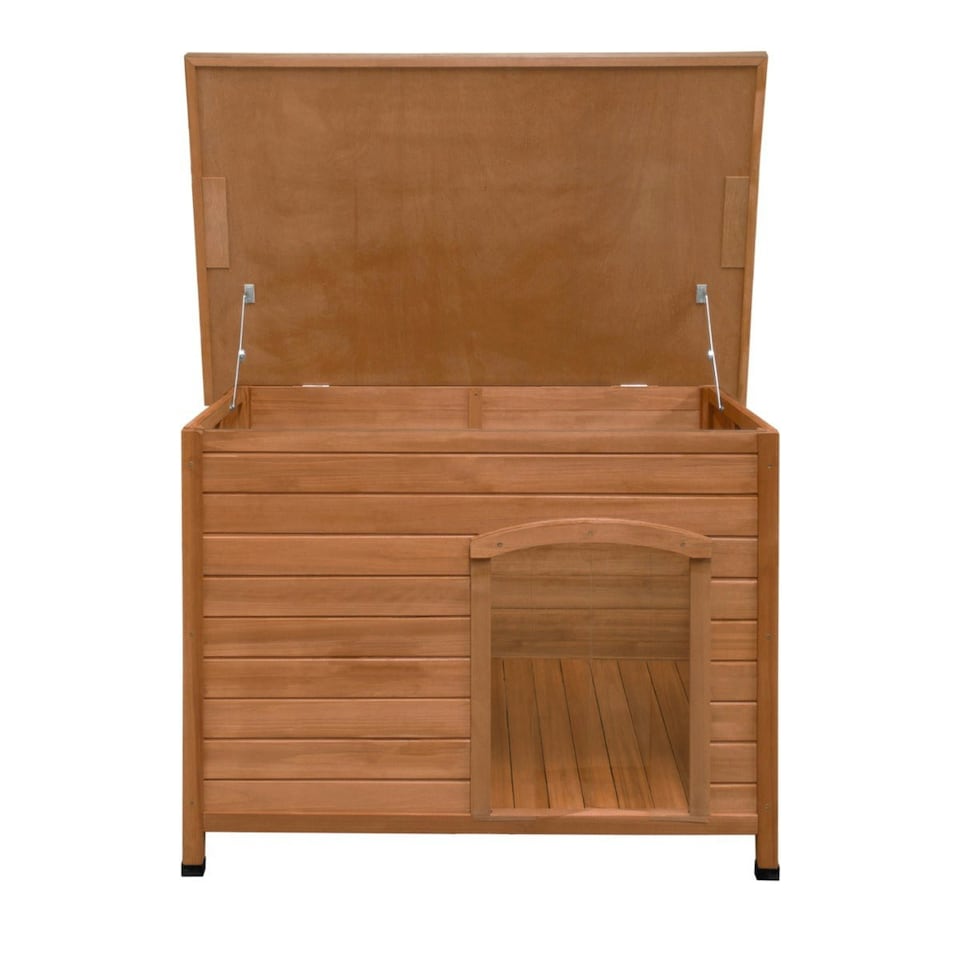image 1 of Dog Kennel - Large Brown