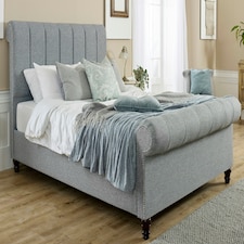 Sally Linen Superking Bed Frame - Grey