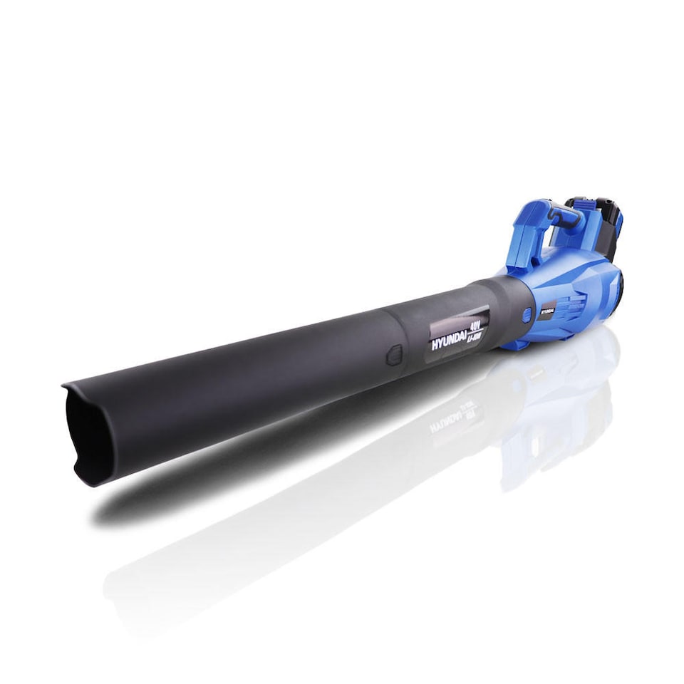 image 1 of Hyundai 40V Cordless Leaf Blower, 132mph Air Speed, Lightweight, Li-Ion Battery Powered Garden Blower | HYB40LI