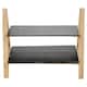 image 8 of 2-Tier Slate and Wood Snack Display Stand