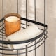 image 3 of OHS 3 Tier Shower Caddy Freestanding Bathroom Corner Shelf Organiser
